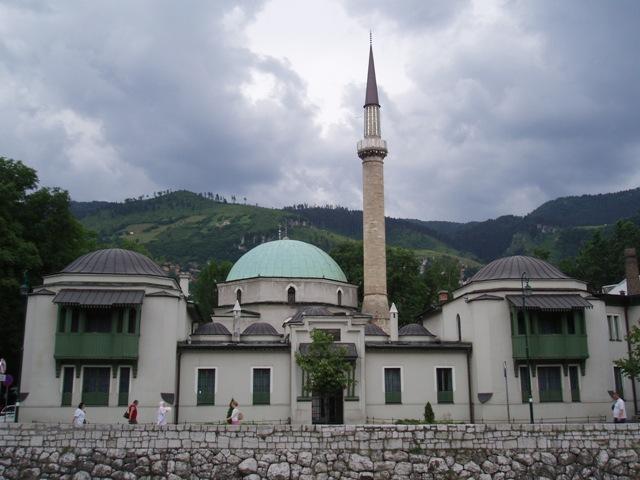 Hunkar Mosque-Tsars Mosque-Careva Dzamija first built 1462-rebuilt 1566 Sarajevo Bosnia and Herzegovina